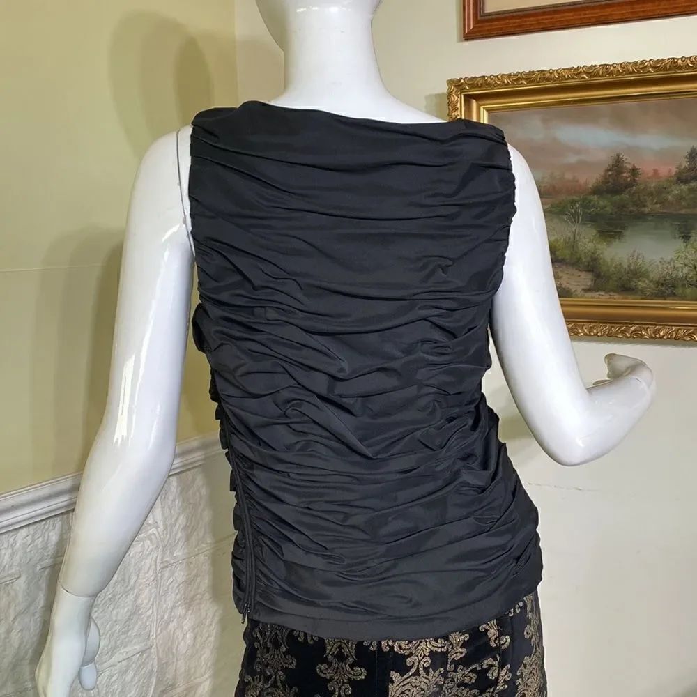 Calvin Klein Rushed Sleeveless Top - Picture 5 of 16